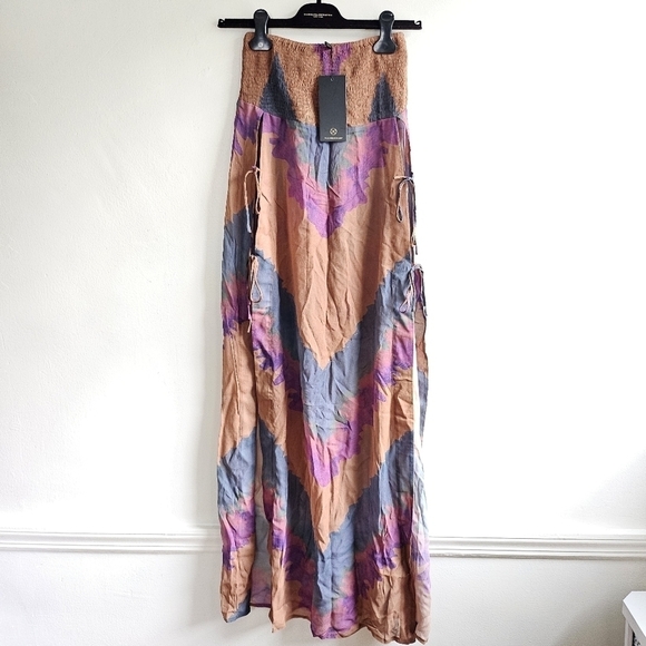 New VIX SWIMWEAR Kamau Aina Long Swim Beach Cover-Up Maxi Dress NWT XS - Picture 8 of 13